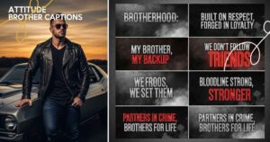 Ultimate Collection of Attitude Brother Captions For Instagram