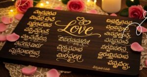 Love Quotes Telugu for Daily Love Inspiration