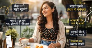 Modern Marathi Mulgi Caption For Instagram